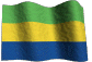Bandeira Nacional da Rep�blica Gabonesa