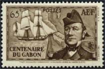 1938 - Scott: 74. SG: 97. Valor facial: 65 c, marrom. Centen�rio do Gab�o.